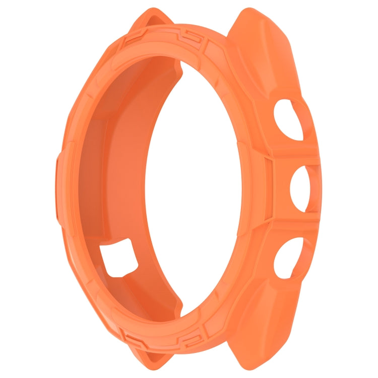 For Garmin Approach S70 47mm Armor Hollow Watch Protective Case(Orange) - Watch Cases by buy2fix | Online Shopping UK | buy2fix