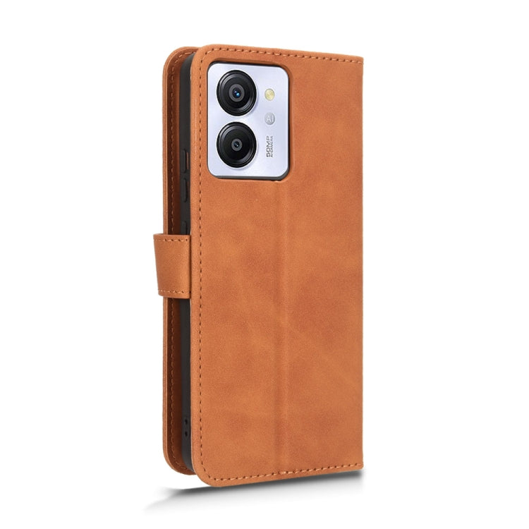 For Blackview Oscal Modern 8 / Color 8 Skin Feel Magnetic Flip Leather Phone Case(Brown) - More Brand by buy2fix | Online Shopping UK | buy2fix