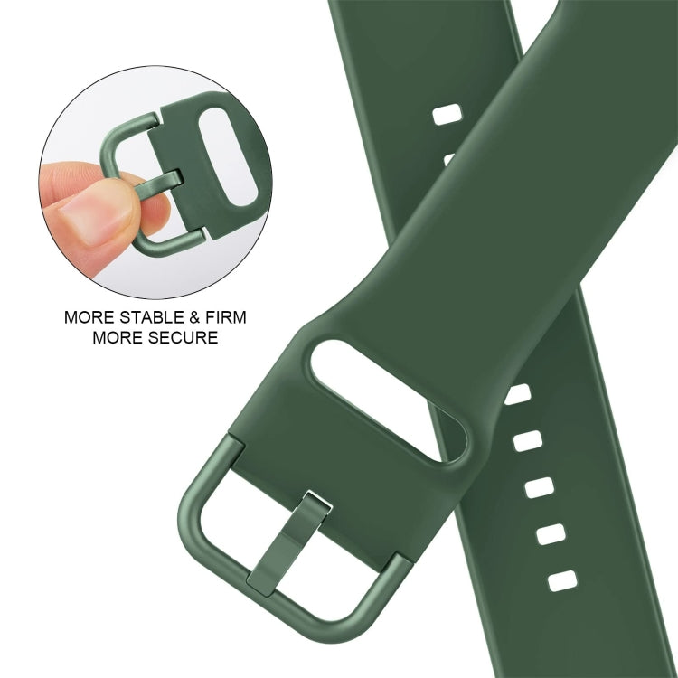 For Apple Watch Series 4 44mm Pin Buckle Silicone Watch Band(Clover) - Watch Bands by buy2fix | Online Shopping UK | buy2fix