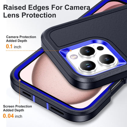 For iPhone 16 Pro Max Life Waterproof Rugged Phone Case(Dark Blue + Royal Blue) - iPhone 16 Pro Max Cases by buy2fix | Online Shopping UK | buy2fix