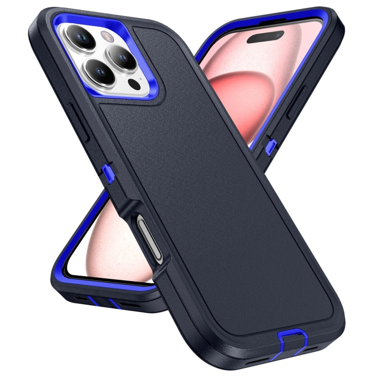 For iPhone 16 Pro Life Waterproof Rugged Phone Case(Dark Blue + Royal Blue) - iPhone 16 Pro Cases by buy2fix | Online Shopping UK | buy2fix