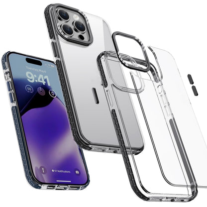 For iPhone 15 Pro Max iPAKY MT Series Transparent PC+TPU Phone Case(Purple) - iPhone 15 Pro Max Cases by iPAKY | Online Shopping UK | buy2fix