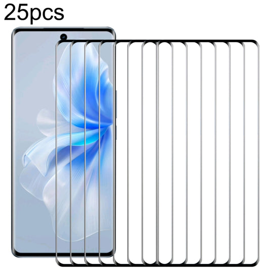 For vivo S18 Pro 25pcs 3D Curved Edge Full Screen Tempered Glass Film - S18 Pro Tempered Glass by buy2fix | Online Shopping UK | buy2fix