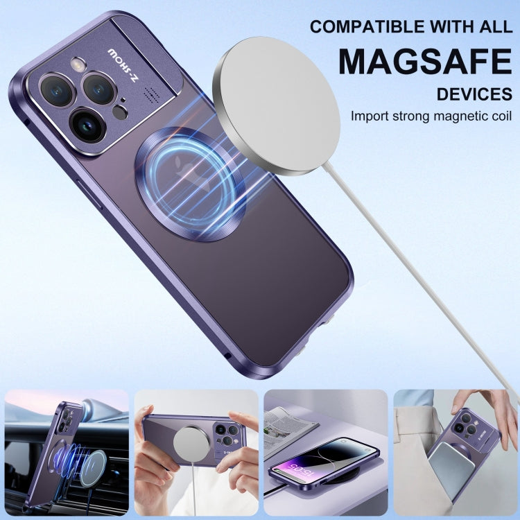 For iPhone 14 Aromatherapy Holder Single-sided MagSafe Magnetic Phone Case(Black) - iPhone 14 Cases by buy2fix | Online Shopping UK | buy2fix