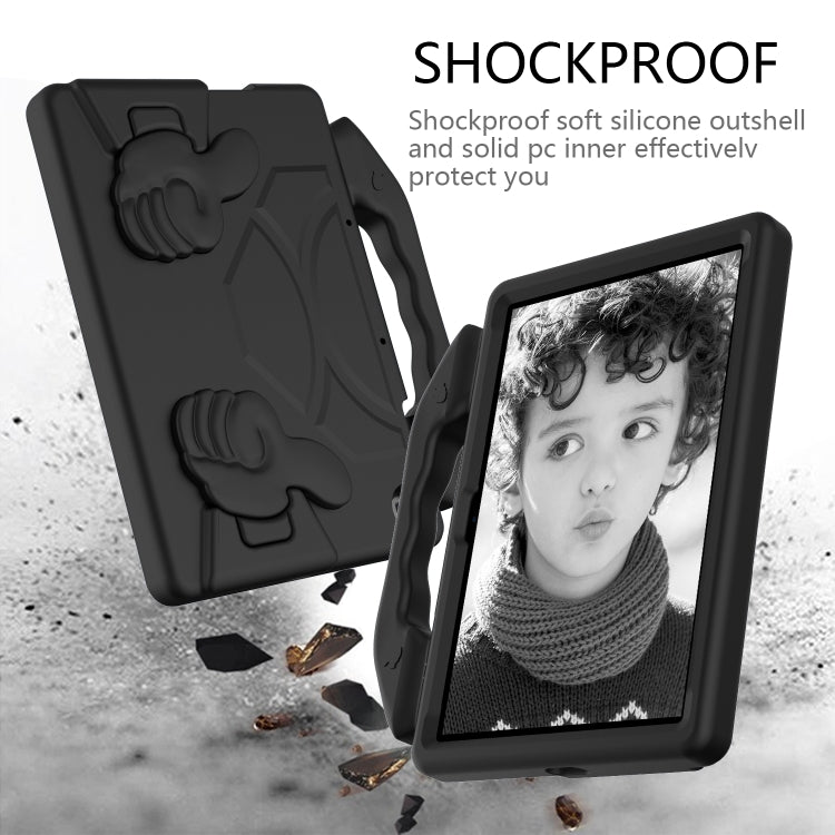 For Honor Pad X8 10.1 Thumb Bracket EVA Shockproof Tablet Case(Black) - Honor by buy2fix | Online Shopping UK | buy2fix