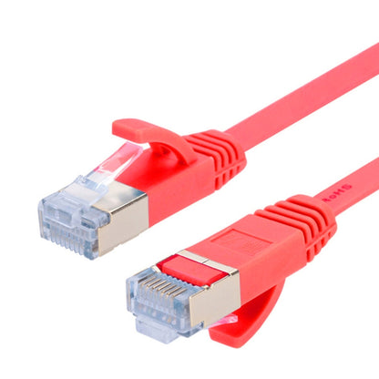 3m Gold Plated Head CAT7 High Speed 10Gbps Ultra-thin Flat Ethernet RJ45 Network LAN Cable(Red) - Lan Cable and Tools by buy2fix | Online Shopping UK | buy2fix