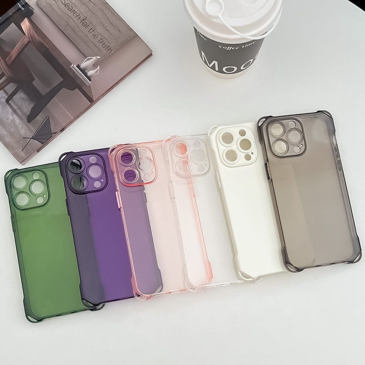 For iPhone 16 Plus Four-corner Shockproof TPU Phone Case(Transparent) - iPhone 16 Plus Cases by buy2fix | Online Shopping UK | buy2fix