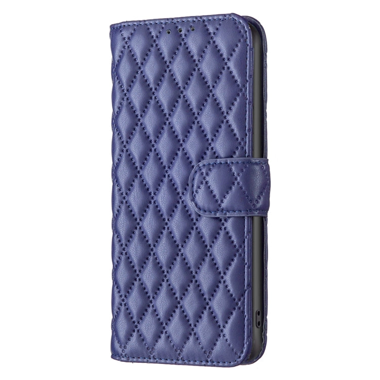 For Honor 90 Lite/X50i Diamond Lattice Wallet Flip Leather Phone Case(Blue) - Honor Cases by buy2fix | Online Shopping UK | buy2fix