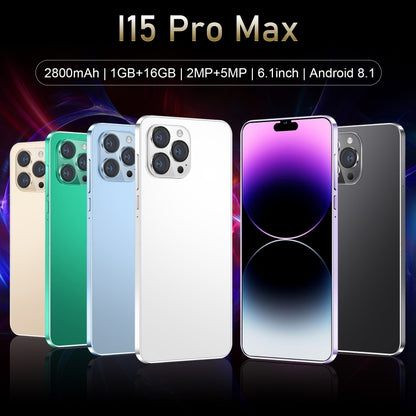 i15 Pro Max / N85, 1GB+16GB, 6.1 inch Screen, Face Identification, Android  8.1 MTK6580A Quad Core, Network: 3G, Dual SIM(Green) -  by buy2fix | Online Shopping UK | buy2fix
