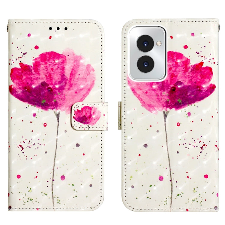 For Motorola Moto G Power 5G 2024 3D Painting Horizontal Flip Leather Phone Case(Flower) - Motorola Cases by buy2fix | Online Shopping UK | buy2fix