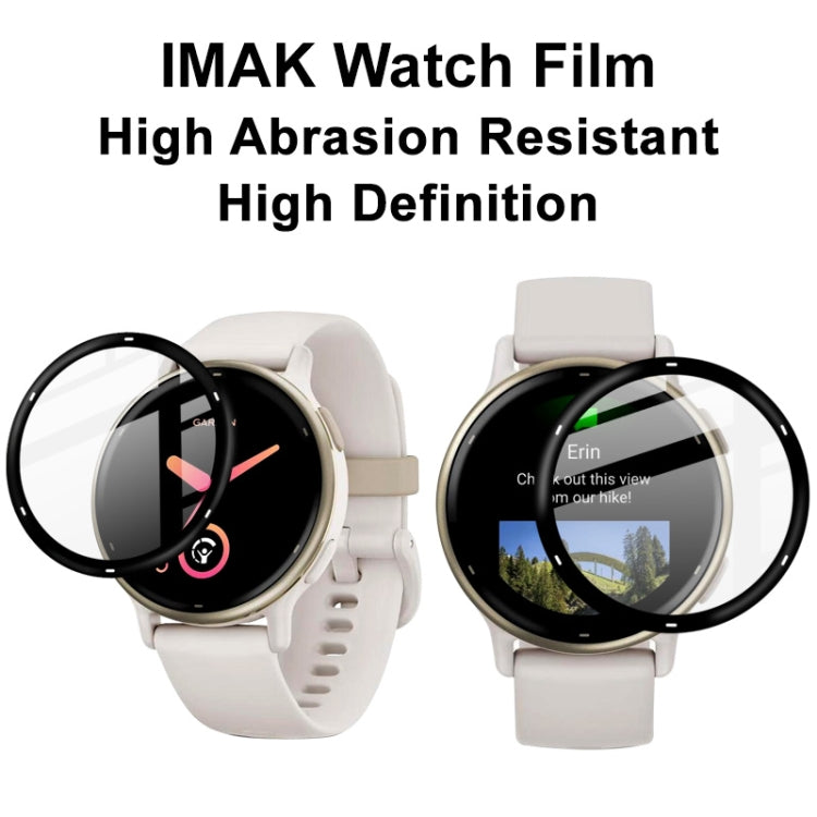 For Garmin Vivoactive 5 IMAK HD High Transparent Wear-resistant Watch Screen Protective Film - Screen Protector by imak | Online Shopping UK | buy2fix