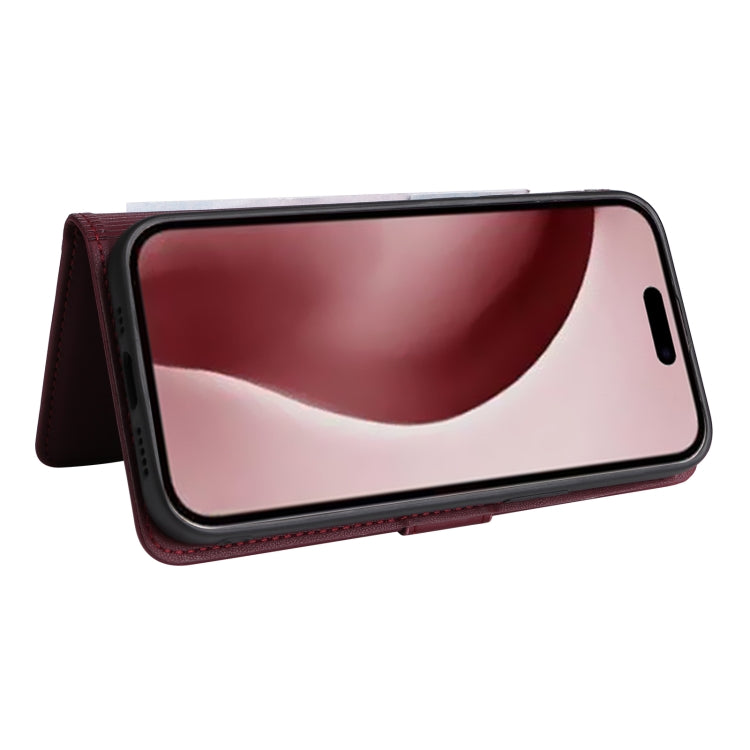 For iPhone 16 Pro Max BETOPNICE BN-005 2 in 1 Detachable Imitate Genuine Leather Phone Case(Wine Red) - iPhone 16 Pro Max Cases by BETOPNICE | Online Shopping UK | buy2fix