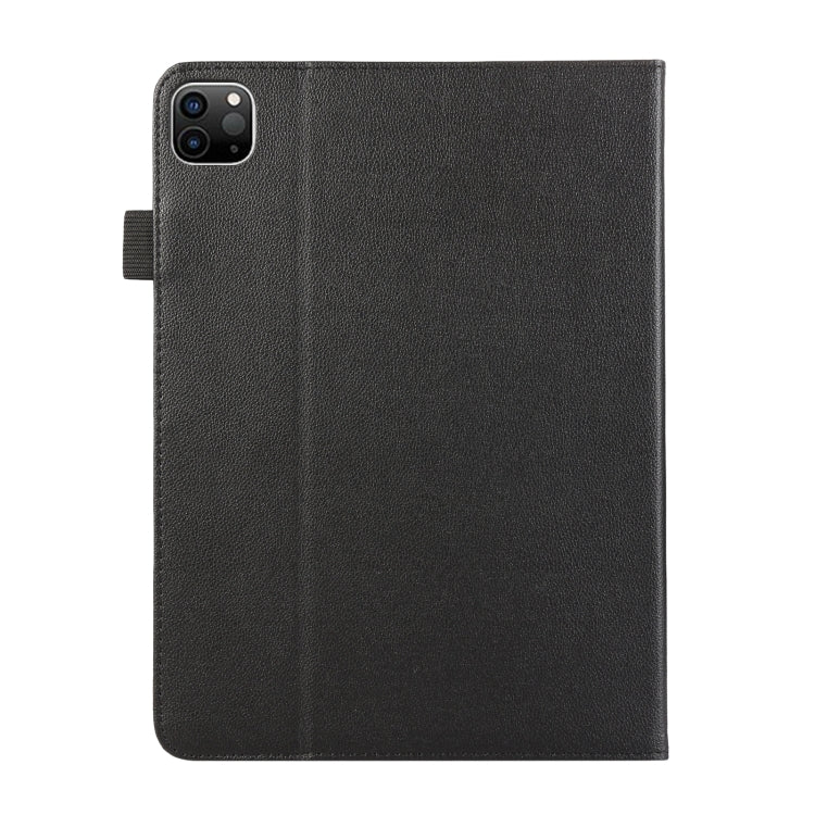 For iPad Pro 11 2024 Litchi Texture Leather Sucker Tablet Case(Black) - iPad Pro 11 2024 Cases by buy2fix | Online Shopping UK | buy2fix