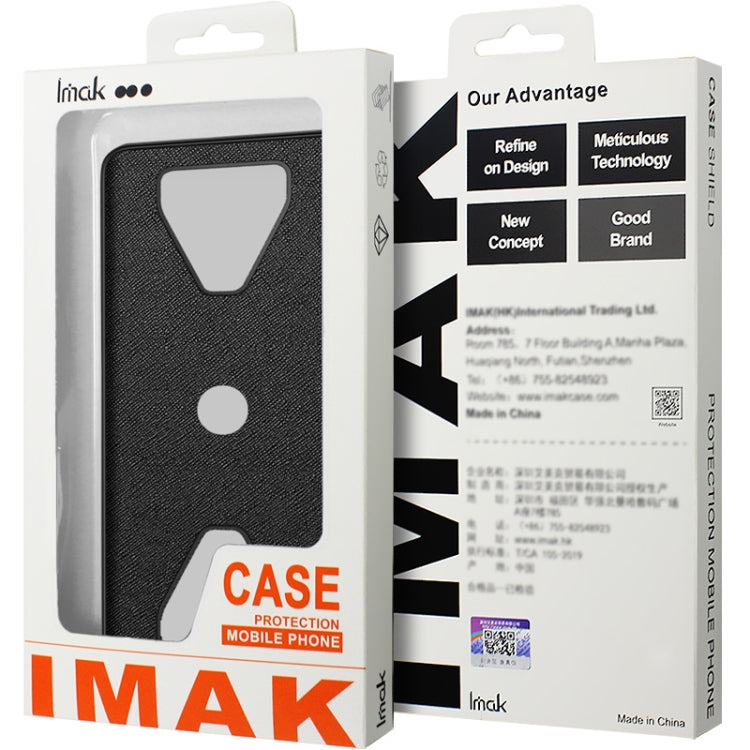 For Xiaomi Redmi K60 Ultra 5G IMAK LX-5 Series Shockproof PC + PU + TPU Protective Phone Case(Cross Texture) - Redmi K60 Ultra Cases by imak | Online Shopping UK | buy2fix