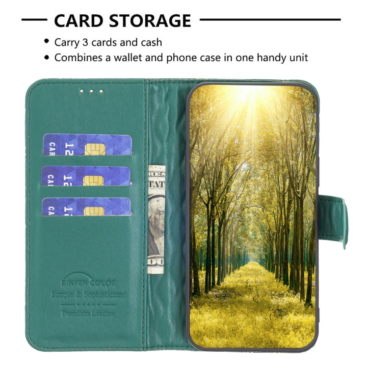 For Xiaomi Redmi K70 / K70 Pro Diamond Lattice Wallet Leather Flip Phone Case(Green) - K70 Pro Cases by buy2fix | Online Shopping UK | buy2fix