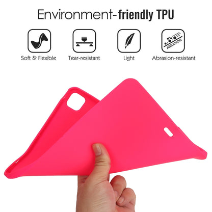 For iPad Pro 11 2024 Oil Spray Skin-friendly TPU Tablet Case(Rose Red) - iPad Pro 11 2024 Cases by buy2fix | Online Shopping UK | buy2fix