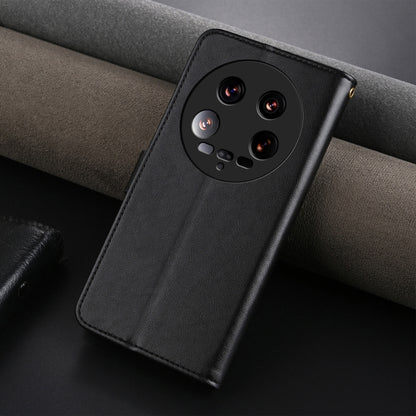 For Xiaomi 14 Ultra AZNS Sheepskin Texture Flip Leather Phone Case(Black) - 14 Ultra Cases by AZNS | Online Shopping UK | buy2fix