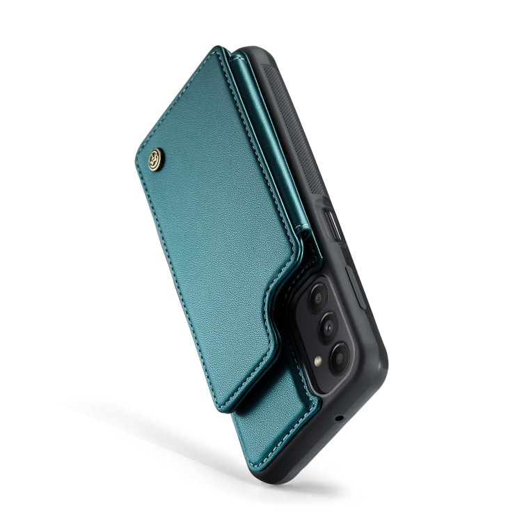 For Samsung Galaxy A13 5G CaseMe C22 Card Slots Holder RFID Anti-theft Phone Case(Blue Green) - Galaxy Phone Cases by CaseMe | Online Shopping UK | buy2fix