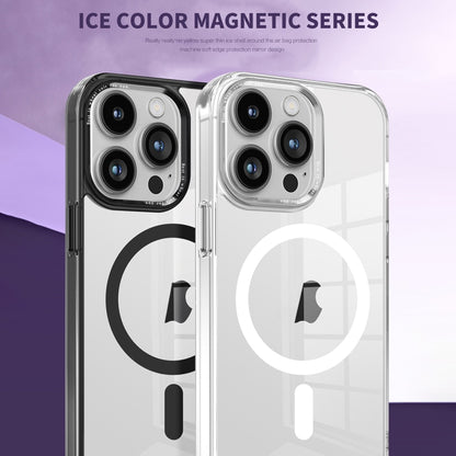 For iPhone 11 Ice Color Magnetic Series PC + Acrylic Magsafe Phone Case(Grey) - iPhone 11 Cases by buy2fix | Online Shopping UK | buy2fix