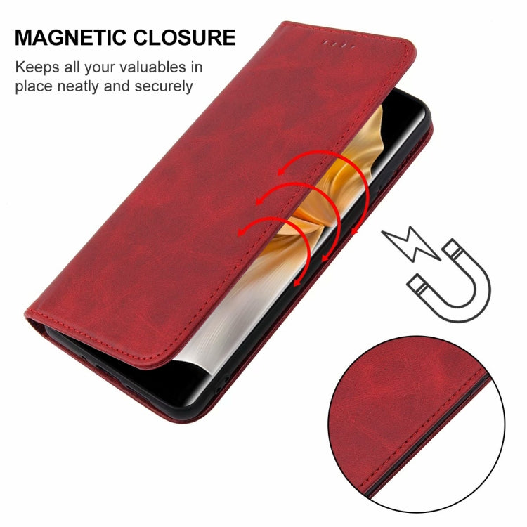 For vivo S18 Pro Magnetic Closure Leather Phone Case(Red) - S18 Pro Cases by buy2fix | Online Shopping UK | buy2fix