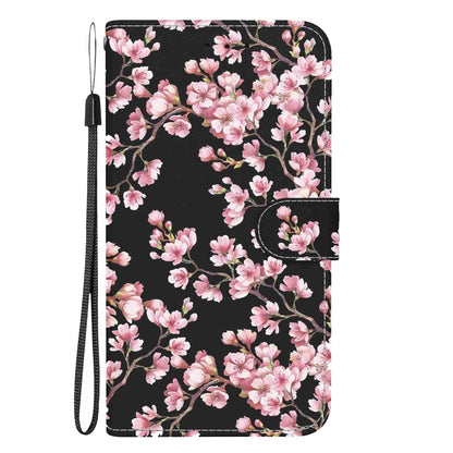 For Xiaomi Redmi Note 12 Pro Crystal Texture Colored Drawing Leather Phone Case(Plum Bossom) - Xiaomi Cases by buy2fix | Online Shopping UK | buy2fix