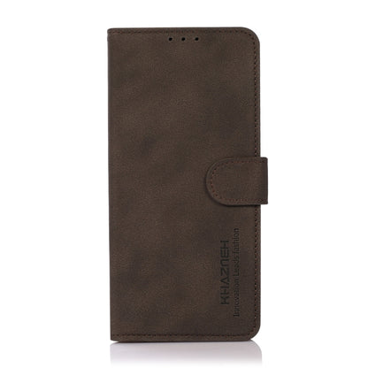 For Google Pixel 9 Pro KHAZNEH Matte Texture Leather Phone Case(Brown) - Google Cases by buy2fix | Online Shopping UK | buy2fix