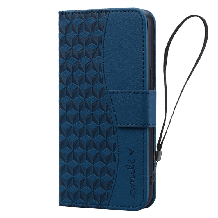 For Samsung Galaxy S23 5G Diamond Buckle Leather Phone Case with Lanyard(Royal Blue) - Galaxy S23 5G Cases by buy2fix | Online Shopping UK | buy2fix