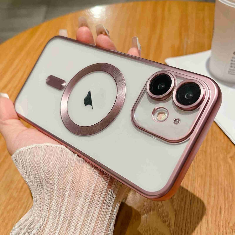 For iPhone 11 MagSafe Magnetic Frosted TPU Phone Case(Pink) - iPhone 11 Cases by buy2fix | Online Shopping UK | buy2fix