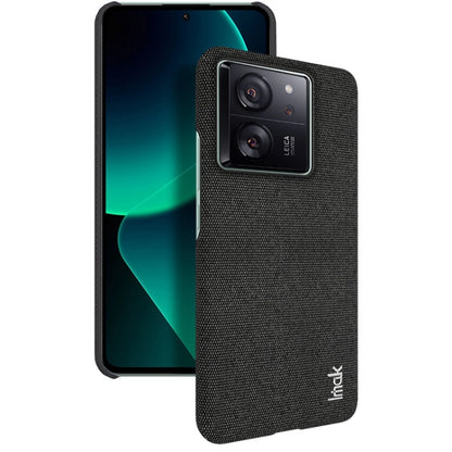 For Xiaomi 13T 5G / 13T Pro 5G imak Ruiyi Series Cloth Texture PU + PC Phone Case(Black) - Xiaomi Cases by imak | Online Shopping UK | buy2fix