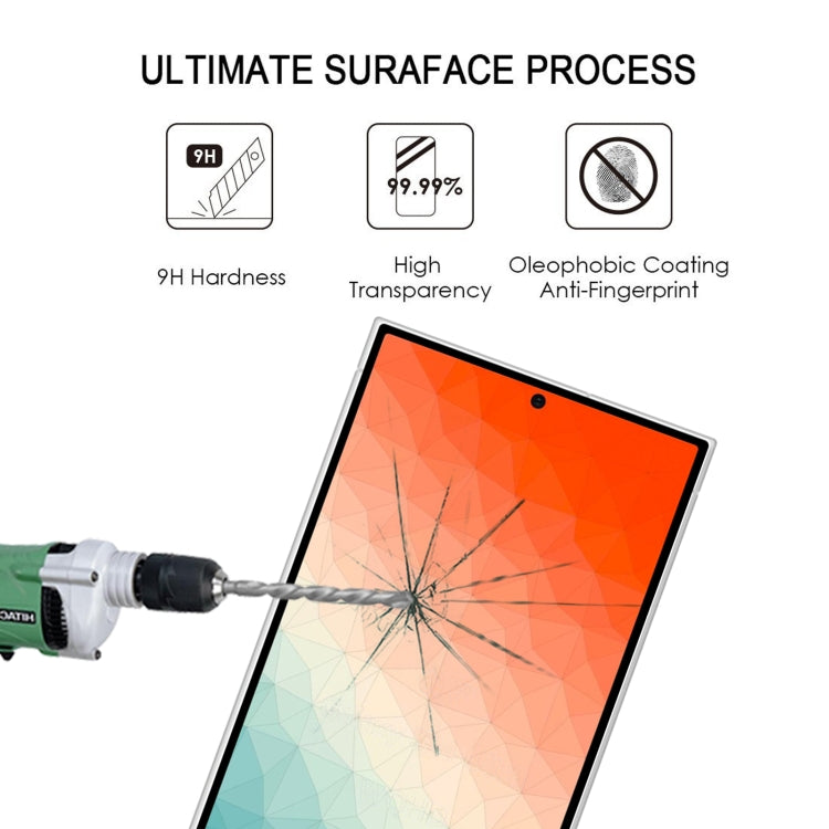 For Samsung Galaxy S24 Ultra 5G Full Glue Screen Tempered Glass Film, Support Fingerprint Unlocking - Galaxy S24 Ultra 5G Tempered Glass by buy2fix | Online Shopping UK | buy2fix