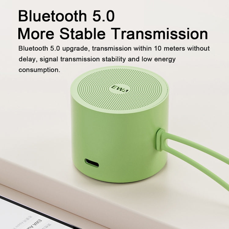 EWA A127 Outdoor IPX5 Waterproof Portable Mini TWS Wireless Bluetooth Speaker(Purple) - Waterproof Speaker by EWA | Online Shopping UK | buy2fix