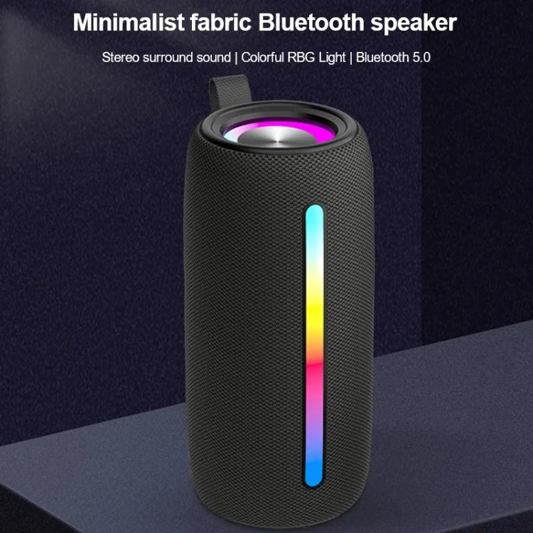 L12 Colorful LED Wireless Bluetooth-compatible Portable Speaker(Grey) - Desktop Speaker by buy2fix | Online Shopping UK | buy2fix