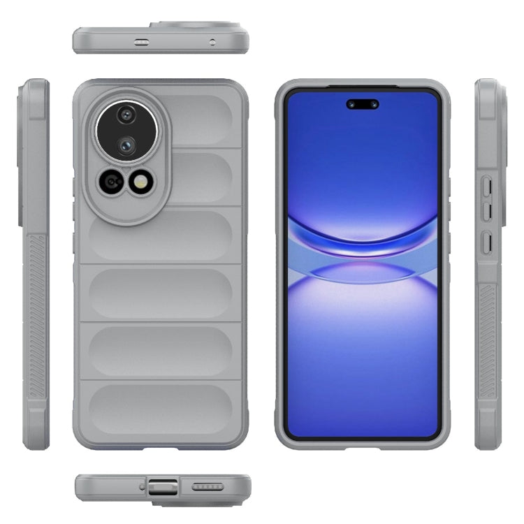 For Huawei nova 12 Ultra / 12 Pro Magic Shield TPU + Flannel Phone Case(Grey) - Huawei Cases by buy2fix | Online Shopping UK | buy2fix