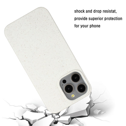 For iPhone 13 Pro Wheat MagSafe Magnetic Straw Material + TPU Phone Case(White) - iPhone 13 Pro Cases by buy2fix | Online Shopping UK | buy2fix