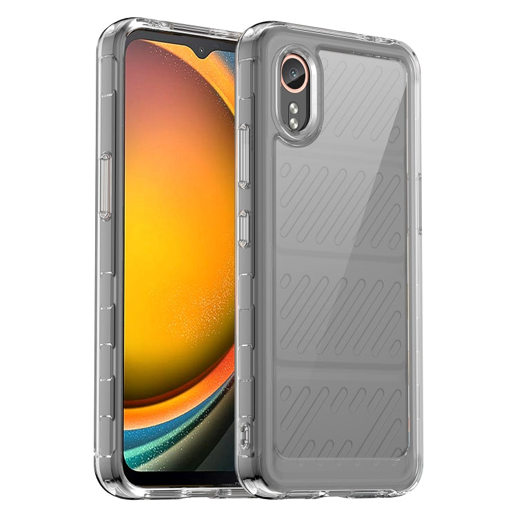 For Samsung Galaxy XCover 7 Colorful Series Acrylic Hybrid TPU Phone Case(Transparent) - Galaxy Phone Cases by buy2fix | Online Shopping UK | buy2fix