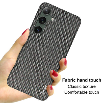 For Samsung Galaxy S24 5G imak Ruiyi Series Cloth Texture PU + PC Phone Case(Dark Grey) - Galaxy S24 5G Cases by imak | Online Shopping UK | buy2fix