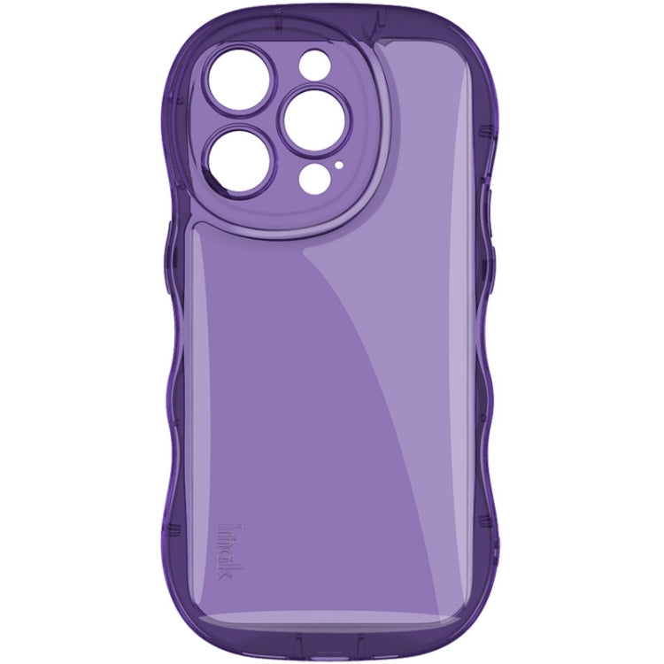 For iPhone 14 Pro Max IMAK Wave Bubble Soft Shockproof Phone Case(Purple) - iPhone 14 Pro Max Cases by imak | Online Shopping UK | buy2fix