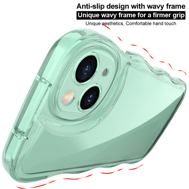 For iPhone 14 Pro Max IMAK Wave Bubble Soft Shockproof Phone Case(Transparent) - iPhone 14 Pro Max Cases by imak | Online Shopping UK | buy2fix