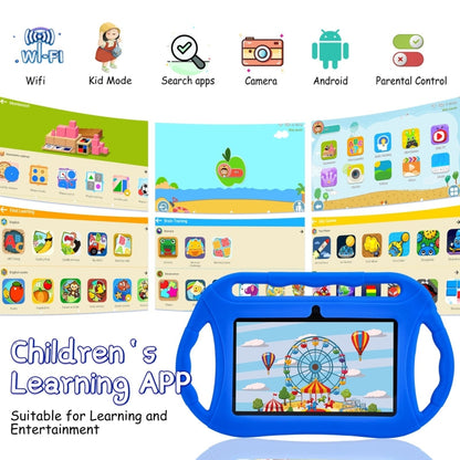 V88 Kid Tablet 7 inch,  2GB+32GB, Android 11 Allwinner A100 Quad Core CPU Support Parental Control Google Play(Blue) -  by buy2fix | Online Shopping UK | buy2fix