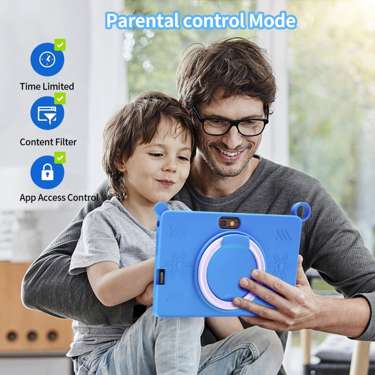 A133 7 inch Kid Tablet with Silicone Case,  2GB+32GB, Android 11 Allwinner A133 Quad Core CPU Support Parental Control Google Play(Blue) -  by buy2fix | Online Shopping UK | buy2fix