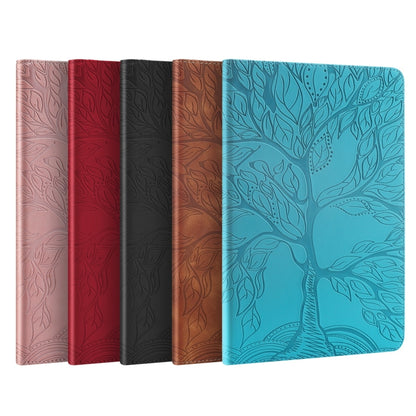 For Lenovo Tab M11 / Xiaoxin Pad 11 2024 Life Tree Series Horizontal Flip Leather Tablet Case(Red) - Lenovo by buy2fix | Online Shopping UK | buy2fix