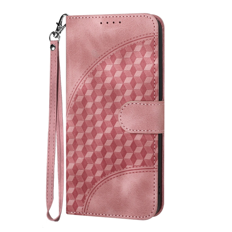 For Google Pixel 9 YX0060 Elephant Head Embossed Phone Leather Case with Lanyard(Pink) - Google Cases by buy2fix | Online Shopping UK | buy2fix