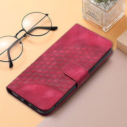 For Google Pixel 9 YX0060 Elephant Head Embossed Phone Leather Case with Lanyard(Rose Red) - Google Cases by buy2fix | Online Shopping UK | buy2fix