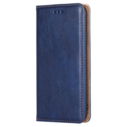 For Motorola Edge 5G 2024 Gloss Oil Solid Color Magnetic Leather Phone Case(Blue) - Motorola Cases by buy2fix | Online Shopping UK | buy2fix