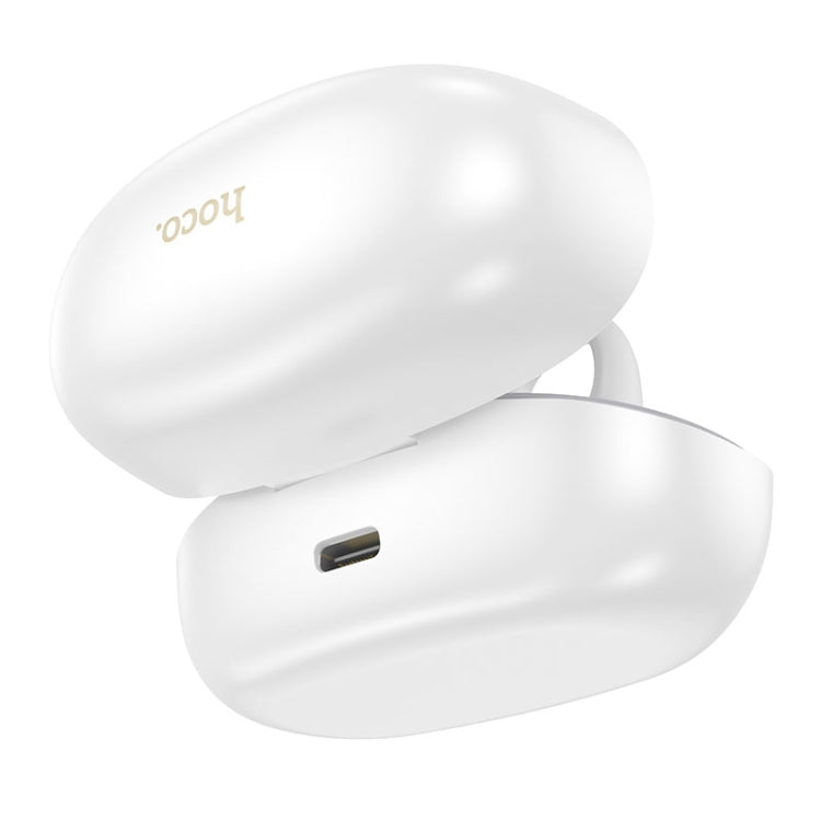 hoco EW57 Ear Clip True Wireless TWS Bluetooth Earphone(White) - TWS Earphone by hoco | Online Shopping UK | buy2fix