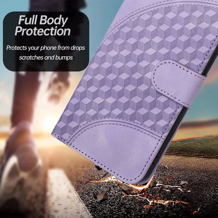 For Xiaomi Redmi Note 12 5G Global/Poco X5 5G YX0060 Elephant Head Embossed Phone Leather Case with Lanyard(Light Purple) - Xiaomi Cases by buy2fix | Online Shopping UK | buy2fix