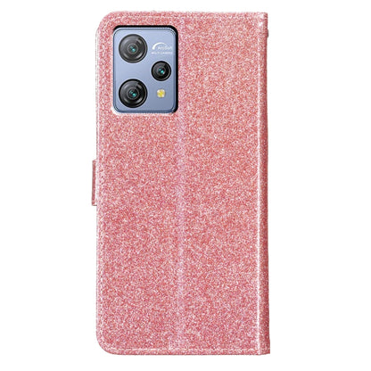 For Blackview A53 Pro Glitter Powder Flip Leather Phone Case(Rose Gold) - More Brand by buy2fix | Online Shopping UK | buy2fix