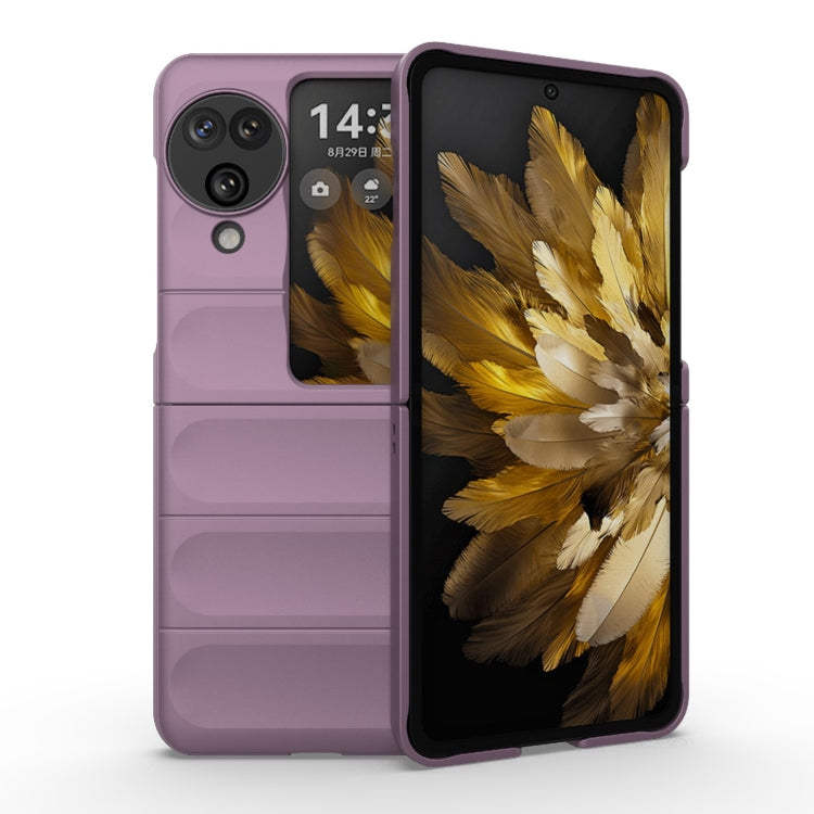 For OPPO Find N3 Flip Magic Shield Fold PC Shockproof Phone Case(Purple) - Find N3 Flip Cases by buy2fix | Online Shopping UK | buy2fix