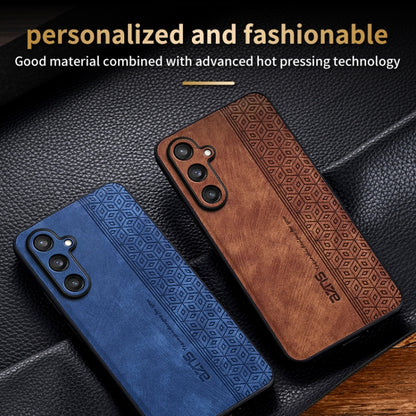 For Samsung Galaxy S24 5G AZNS 3D Embossed Skin Feel Phone Case(Sapphire Blue) - Galaxy S24 5G Cases by AZNS | Online Shopping UK | buy2fix