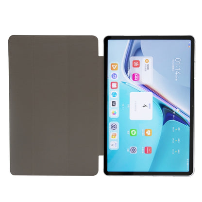 For Huawei MatePad Pro 11 2024 Silk Texture 3-Fold Leather Tablet Case(Light Blue) - Huawei by buy2fix | Online Shopping UK | buy2fix